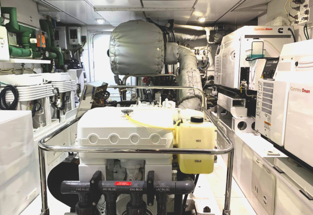 Northern Marine engine room showcasing precision engineering and build quality